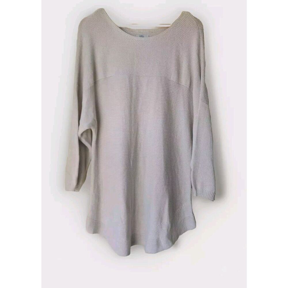Croft & Barrow Women's Sweater Size XXL Light Gray